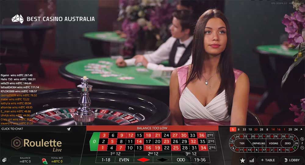evolution live roulette